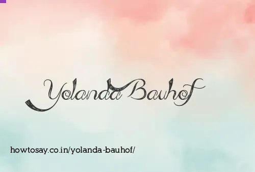 Yolanda Bauhof