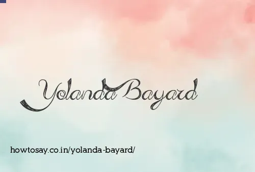 Yolanda Bayard