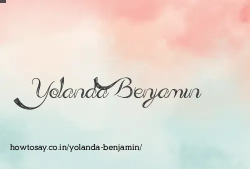 Yolanda Benjamin