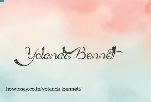 Yolanda Bennett