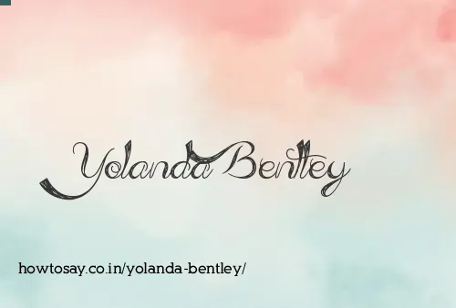 Yolanda Bentley