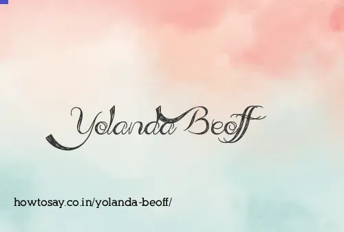 Yolanda Beoff