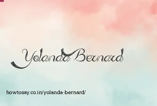 Yolanda Bernard