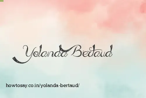 Yolanda Bertaud