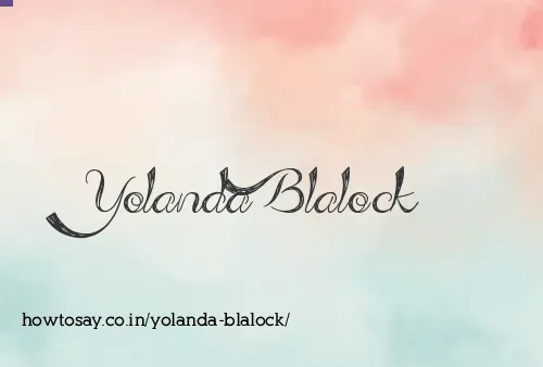 Yolanda Blalock