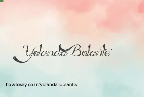 Yolanda Bolante