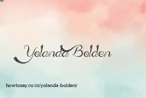 Yolanda Bolden