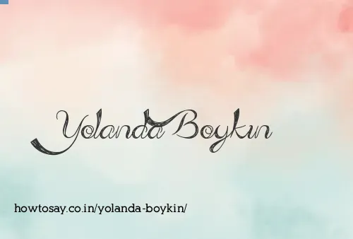 Yolanda Boykin