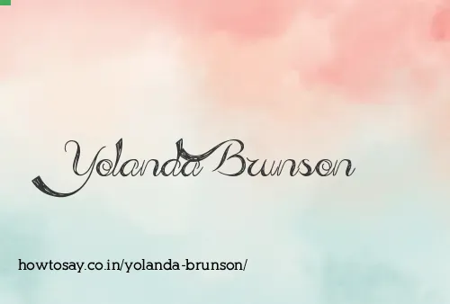 Yolanda Brunson