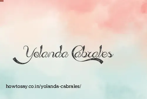 Yolanda Cabrales