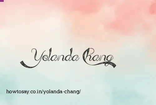 Yolanda Chang
