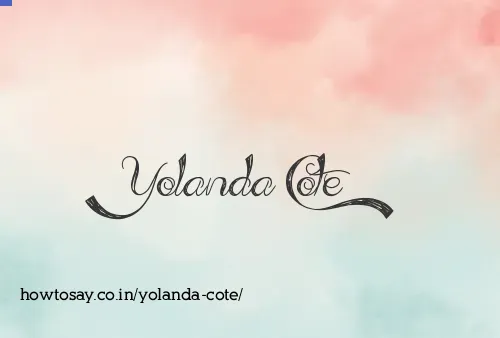 Yolanda Cote