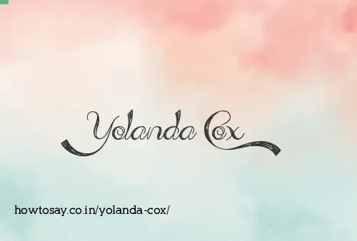 Yolanda Cox