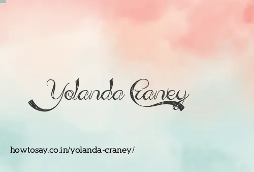 Yolanda Craney