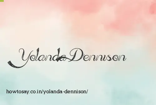 Yolanda Dennison