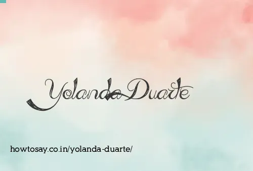 Yolanda Duarte