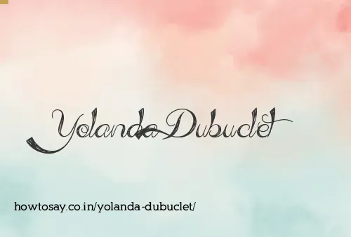Yolanda Dubuclet