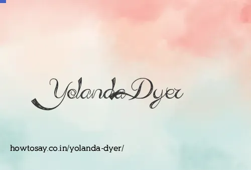 Yolanda Dyer