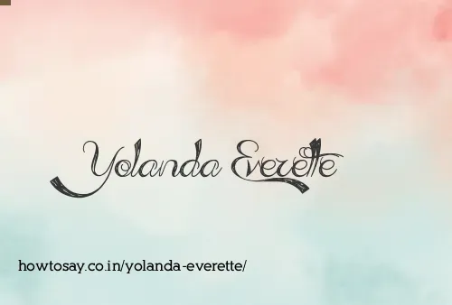 Yolanda Everette
