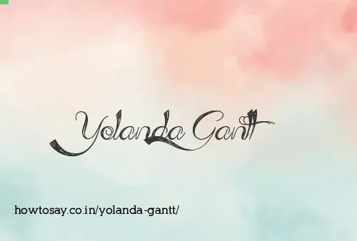 Yolanda Gantt