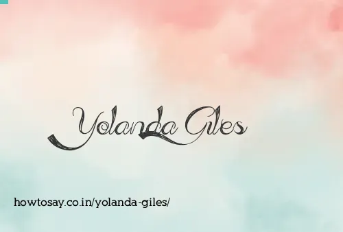 Yolanda Giles