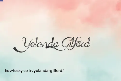 Yolanda Gilford