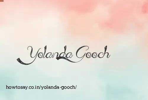 Yolanda Gooch