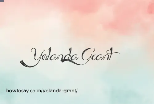 Yolanda Grant
