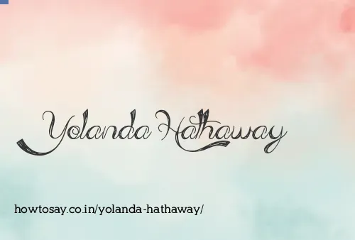Yolanda Hathaway