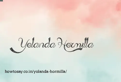 Yolanda Hormilla