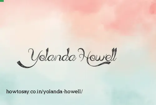 Yolanda Howell