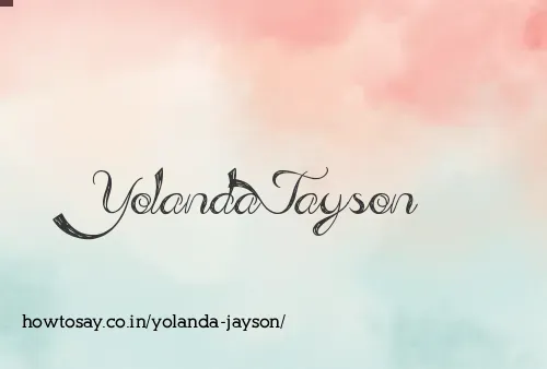 Yolanda Jayson