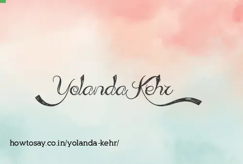 Yolanda Kehr