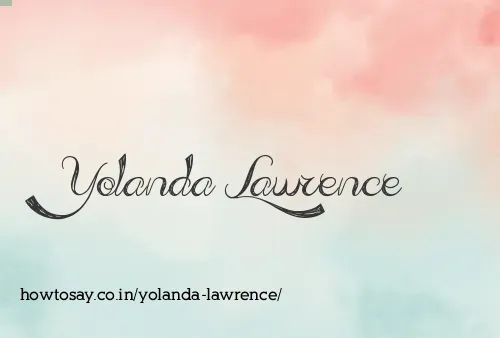 Yolanda Lawrence