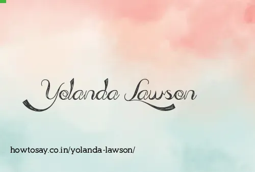 Yolanda Lawson