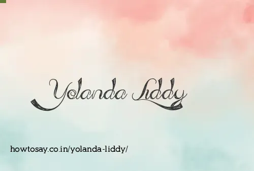 Yolanda Liddy