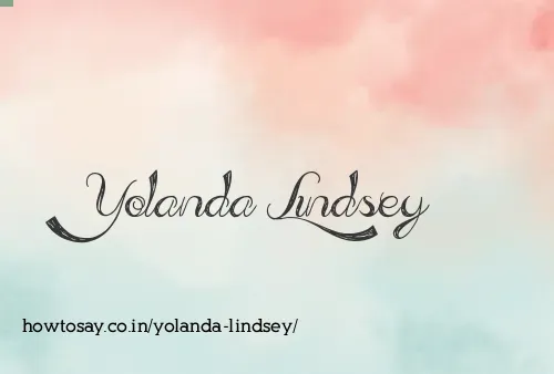 Yolanda Lindsey