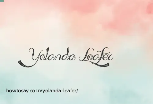 Yolanda Loafer