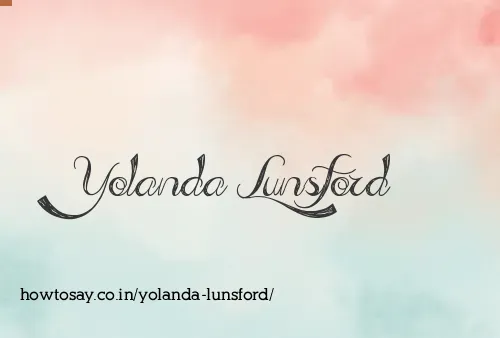 Yolanda Lunsford