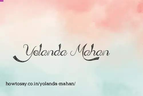 Yolanda Mahan
