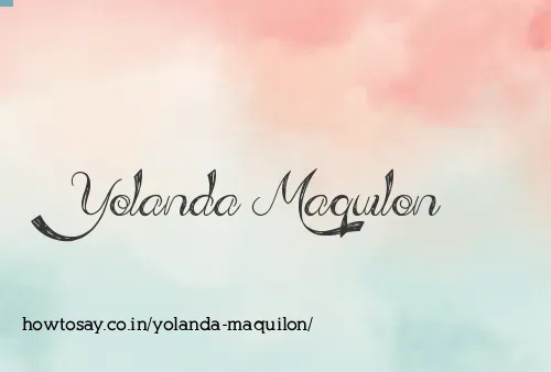 Yolanda Maquilon