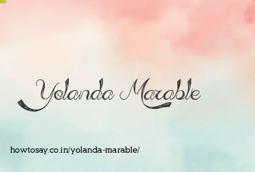Yolanda Marable