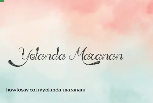 Yolanda Maranan