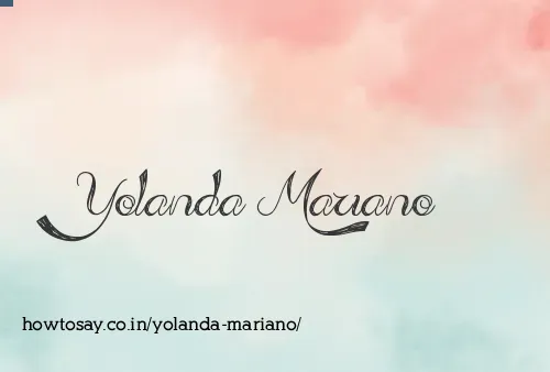 Yolanda Mariano