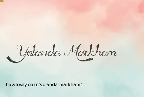Yolanda Markham