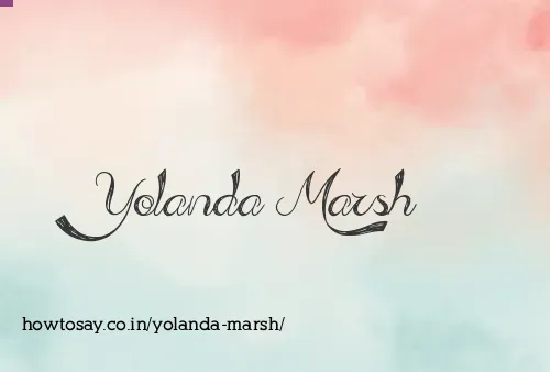 Yolanda Marsh