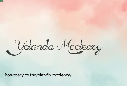 Yolanda Mccleary