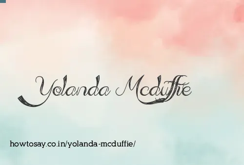 Yolanda Mcduffie