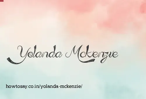 Yolanda Mckenzie
