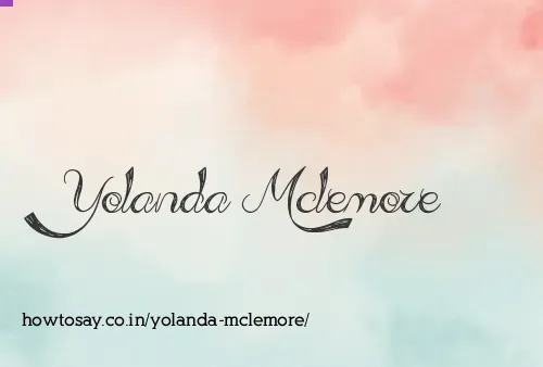 Yolanda Mclemore